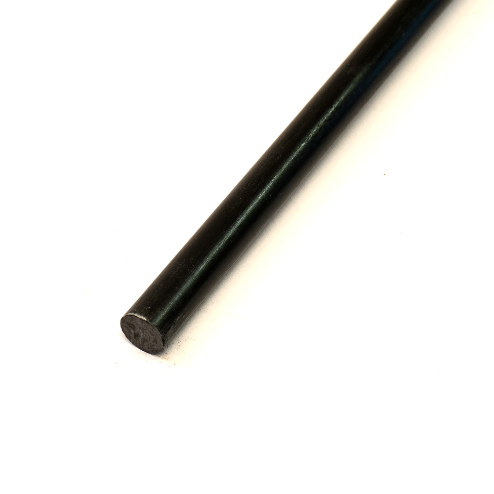 Black Carbon Fibre Rod 8mm